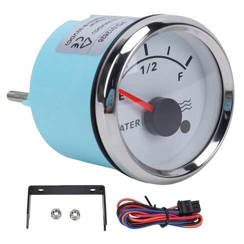 Pointer Water Level Gauge, 52mm Mounting Hole Analog Needle Display with Alarm Light and IP67, for RV Truck Boat Generator Bus in Saudi Arabia