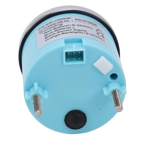 Pointer Water Level Gauge, 52mm Mounting Hole Analog Needle Display with Alarm Light and IP67, for RV Truck Boat Generator Bus in Saudi Arabia