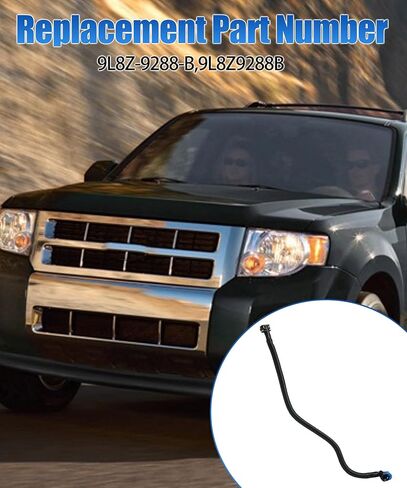 مجموعة خرطوم خط الوقود 9L8Z-9288-B تناسب Ford Escape 2009-2012 3.0L V6، تناسب Mercury Mariner 2009-2011 3.0L V6، تحل محل 9L8Z9288B من السكك الحديدية إلى الإطار in Kuwait