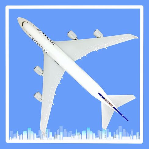 1/200 مقياس نموذج طائرة نموذج دييكاست طائرات الولايات المتحدة B747 عرض طائرة للمكتب/ديكور المنزل (نموذج طائرة الراتنج من 12 بوصة in Kuwait