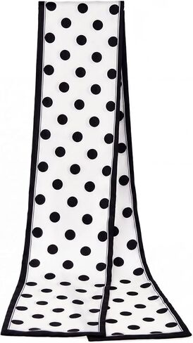 Women Polka Dot Scarf 50s Red and White Scarf for Stylish Retro Neckerchief for Halloween Cosplay Costume in Saudi Arabia