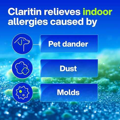 Claritin 24 HR Non Drowsy Allergy Medicine, Loratadine antihistamine tablets, 10 Ct in Saudi Arabia
