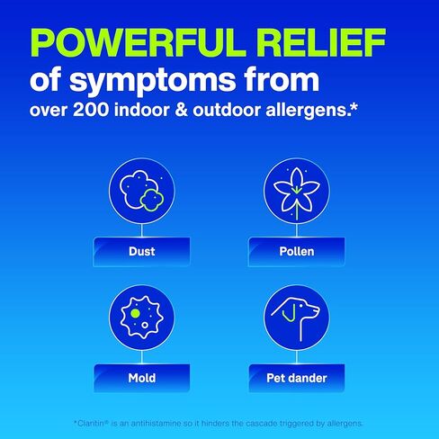 Claritin 24 HR Non Drowsy Allergy Medicine, Loratadine antihistamine tablets, 10 Ct in Saudi Arabia