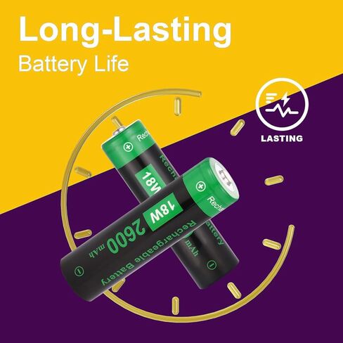 18W Rechargeable Battery case Set – Ideal for Flashlights, Headlamps, Doorbells, RC Cars & Outdoor Garden Lights in Saudi Arabia