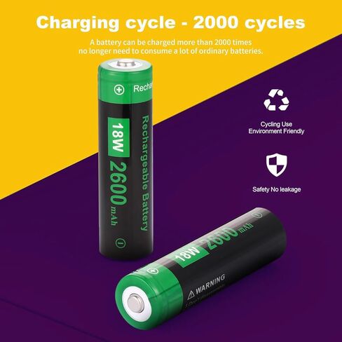 18W Rechargeable Battery case Set – Ideal for Flashlights, Headlamps, Doorbells, RC Cars & Outdoor Garden Lights in Saudi Arabia