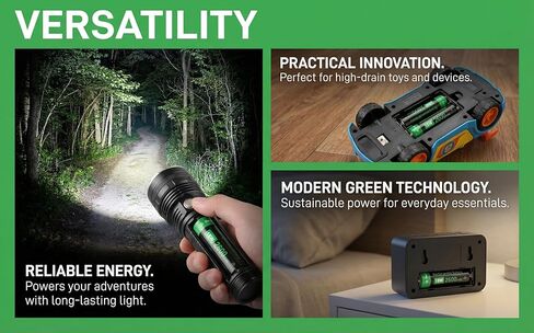 18W Rechargeable Battery case Set – Ideal for Flashlights, Headlamps, Doorbells, RC Cars & Outdoor Garden Lights in Saudi Arabia