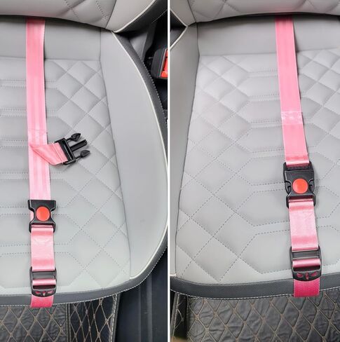 Soft Bump Cushion for Seat, Belly Comfort Support Adjuster, Car Seat Gap Filler for Enhanced Comfort, Adjustable Seat Belt Cover, Universal Fit for Pregnancy,Daily Commute, &Travel in Saudi Arabia