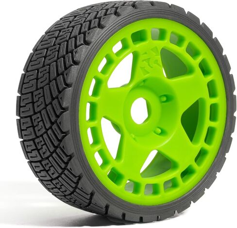 مجموعة إطارات العجلات وإطارات الشوارع الملصقة مسبقًا لسيارة RC 1/7 1/8، تناسب مخالفة/جناية ARRMA، MJX 7303، KM C3، مطاط 100 × 40 مم، سداسي 17 مم، إدراج EVA، 4 قطع، أخضر in Kuwait