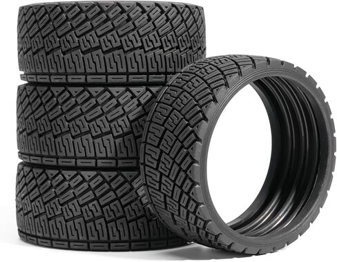 مجموعة إطارات العجلات وإطارات الشوارع الملصقة مسبقًا لسيارة RC 1/7 1/8، تناسب مخالفة/جناية ARRMA، MJX 7303، KM C3، مطاط 100 × 40 مم، سداسي 17 مم، إدراج EVA، 4 قطع، أخضر in Kuwait