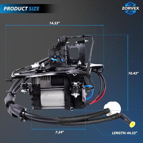 68041137AF Air Suspension Compressor Pump with Bracket Replacement for Jeep Grand Cherokee Dodge Ram Tesla Model S 68041137AE 68204730AB 68204730AE in Saudi Arabia