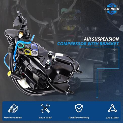 68041137AF Air Suspension Compressor Pump with Bracket Replacement for Jeep Grand Cherokee Dodge Ram Tesla Model S 68041137AE 68204730AB 68204730AE in Saudi Arabia