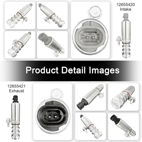 12655421 12655420 Intake & Exhaust Camshaft Position Actuator Solenoid Valve Kit Compatible with GMC Terrain, Saturn Sky/Aura, Pontiac G5/G4/G6, Chevy Cobalt/HHR/Malibu -Replaces 917215 917216 in Saudi Arabia