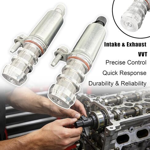 12655421 12655420 Intake & Exhaust Camshaft Position Actuator Solenoid Valve Kit Compatible with GMC Terrain, Saturn Sky/Aura, Pontiac G5/G4/G6, Chevy Cobalt/HHR/Malibu -Replaces 917215 917216 in Saudi Arabia