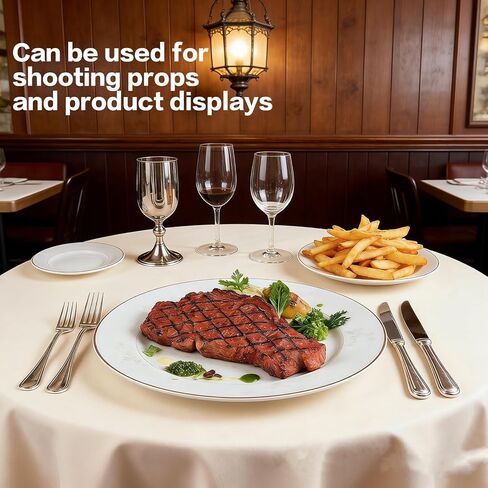 Artificial Lifelike Steak Fake Cooked Roast Beef Simulated Food Steak Meat Model Simulation Food for Market Display Photography Props Party Decoration(2pcs) in Saudi Arabia