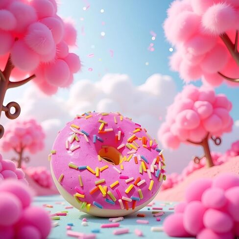3Pcs Pink Fake Donuts,Stress Relief Donuts Simulation Donuts Artificial Doughnuts Dessert Cake Party Favors Decoration Photography Props Home Decoration in Saudi Arabia
