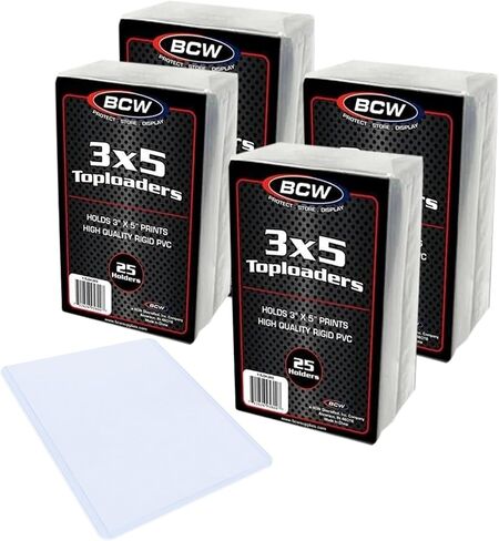 BCW 3 x 5 Topload Holder - 100 ct in Saudi Arabia