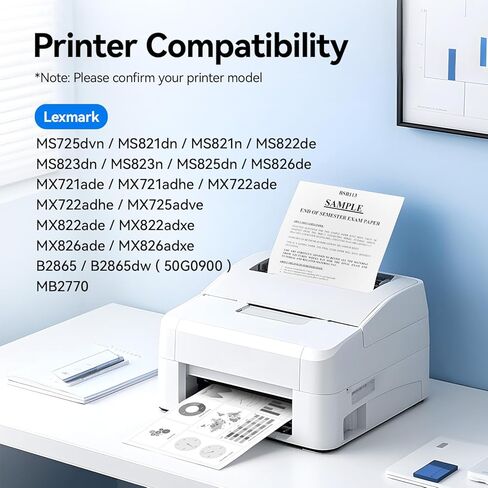 وحدة التصوير 58D0Z00 (وليس الحبر) بديلة لوحدة الطبل Lexmark 58D0Z00 المتوافقة مع طابعة الليزر Lexmark MS725 MS821 MS822 MS823 MS824 MS825 MS826 MX721 MX722 MX725 MX822 MX824 MX826 B2865dw in Kuwait