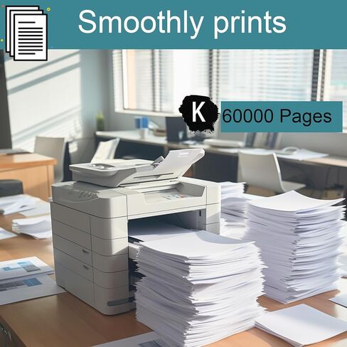 Compatible for Lexmark MS317 Drum Unit, Reliable Performance Compatible for Lexmark MS317DN MS417DN MS517DN MS617DN MX317DN MX417DE MX517DE MX617DE Printer, High Yield 60000 Pages(Black) in Saudi Arabia