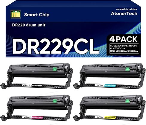 DR229 DR229CL Drum Unit Replacement for Brother TN229XL TN229 MFC-L3780CDW MFC-L3720CDW HL-L3220CDW HL-L3280CDW | Compatible with DR-229/DR229 CL Imaging Drum (4-Pack, Not Toner) in Saudi Arabia