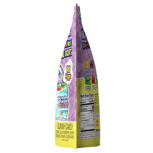 Frankford SpongeBob SquarePants Pre-filled Pretty Krabby Patty Plastic Egg Easter Basket Stuffers with Gummy Candy, 16 Count in Saudi Arabia