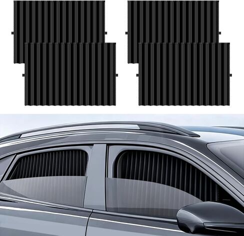 Car Sunshade, Magnetic 4PCS Car Privacy Window Shade, Car Window Shade for Breastfeeding, Taking a nap, Changing Clothes, Camping (2Sets 4pcs) in Saudi Arabia