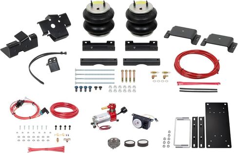 طقم زنبرك الهواء الخلفي التناظري الكل في واحد من Firestone Airide 2883 يناسب 2014-2026 Ram 2500 بدون مساعدة هواء المصنع | سعة تحميل تصل إلى 5000 رطل | 5-100 رطل لكل بوصة مربعة | سهلة التركيب in Kuwait