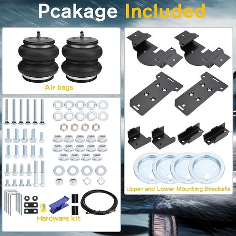 Rear Air Spring Bags Suspension Kit for 2019-2026 Chevrolet Chevy Silverado 1500 and GMC Sierra 1500, Air Lift Helper Spring Kit, Load Leveling Capacity 5,000 lbs in Saudi Arabia