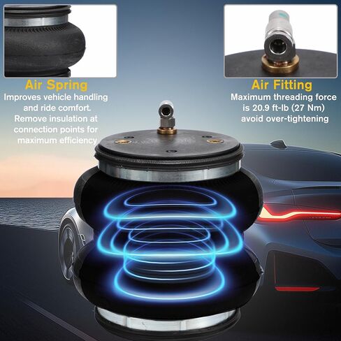 Rear Air Spring Bags Suspension Kit for 2019-2026 Chevrolet Chevy Silverado 1500 and GMC Sierra 1500, Air Lift Helper Spring Kit, Load Leveling Capacity 5,000 lbs in Saudi Arabia