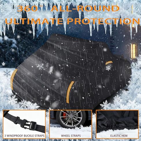 Full Cover for Vanderhall Venice 2017-2026, Water Resistant Reverse Trike Cover, All-Weather Outdoor Protection with Elastic Hem & Locking Straps in Saudi Arabia