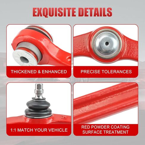طقم تعليق 10 قطع للطرف الأمامي لسيارة Ford Ranger Mazda B2300 B2500 B3000 B4000، ذراع التحكم العلوي، مفاصل كروية سفلية، استبدال قضبان الربط (10 قطع) in Kuwait