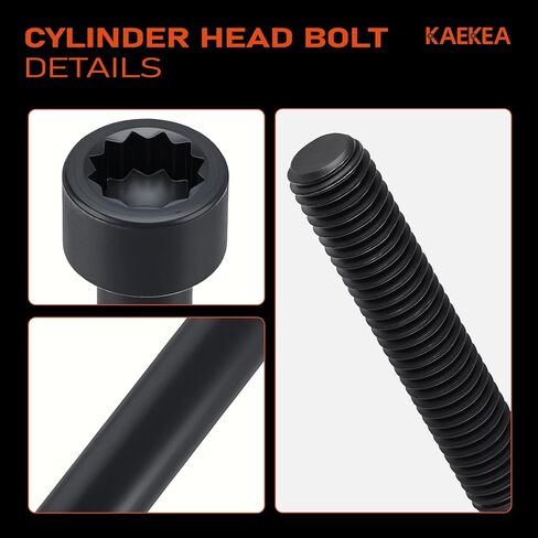 ES 72434 Engine Cylinder Head Bolt Set Compatible with Toyota Corolla iM Matrix Prius V/P/Plug-in 2009-2020 Lexu-s CT200h 2011-2017 Pontiac Vibe 2009-2010 Bolts Kit in Saudi Arabia