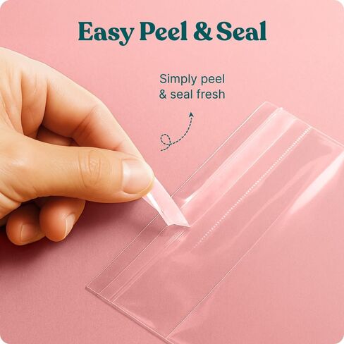 3" X 4" Self Sealing Cellophane Bags (1000 Pack) - Clear Cookie Bags With Seal for Baked Goods Packaging, Cookie Wrappers, Bakery Packaging, Bake Sale, Candy, Treats, Goodies, Gifts, Party Favors in Saudi Arabia