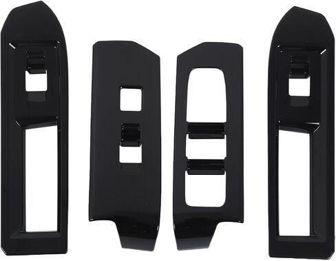 Daeiclru Window Lift Switch Panel Cover Compatible with Toyota Tacoma 2024 2025, Pickup Truck Door Power Window Glass Lift Switch Button Protection Cover Interior Accessories (Red) in Saudi Arabia