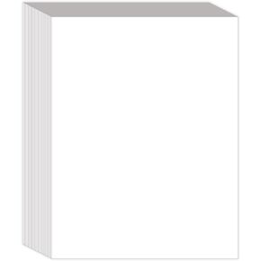 (3-Pack) 8.5" x 11" Blank Printer Paper - 150 Sheets/300 Pages Thick Blank Papers, Ideal for DIY & Template Printing, 100gsm Copy Paper for Office, Home & School in Saudi Arabia