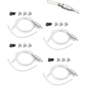 4 Pcs Brake Bleeder Hose One Way Check Valve Kit, Car Motorcycle One Man Brake System Bleeding Tools in Saudi Arabia