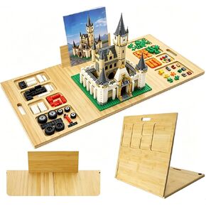 Building Baseplate Table with Storage Trays, Multi-Functional Sensory Play Table Compatible with LEGO Bricks, Large Activity Tray Board for Adults & Seniors in Saudi Arabia