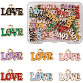 Assorted 16-80Pcs Cute Alloy Enamel Charms for Jewelry Making Colorful Pendants Charms for DIY Bracelets Necklaces Earrings Crafts in Saudi Arabia