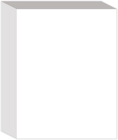 (3-Pack) 8.5" x 11" Blank Printer Paper - 150 Sheets/300 Pages Thick Blank Papers, Ideal for DIY & Template Printing, 100gsm Copy Paper for Office, Home & School in Saudi Arabia