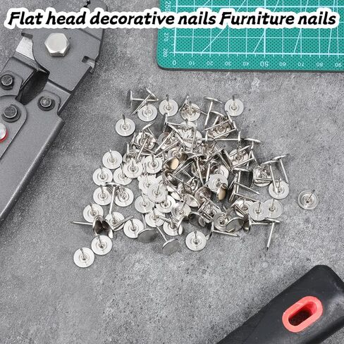 100 Pcs Extra Long Push Pins, Silver Heavy Duty Thumb Tacks for Upholstery, Carpets & Wood Surfaces, Large Metal Tacks for Bulletin Boards, Crafts, and Multipurpose Fixing in Saudi Arabia