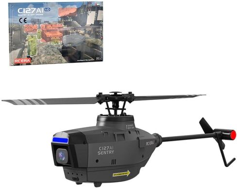 C127AI Scout Drone RC Helicopter with 1080P Camera, 4CH Remote Control Military Aircraft with 6-Axis Gyro, Optical Flow Positioning (RTF Version) in Saudi Arabia
