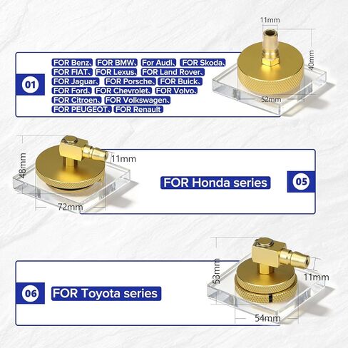 Mrcartool F109 مجموعة نزف الفرامل الأوتوماتيكية 0.7 ~ 2.5 بار آلة نزف سائل الفرامل الكهربائية، مضخة نزف ضغط الفرامل الهوائية مع 3 محولات أسطوانة رئيسية in Kuwait