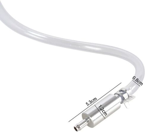 Brake Bleeder Hose Kit One Way Check Valve with Metal Clips for Cars Motorcycles Clutch Universal Flexible Bleeding Tool in Kuwait