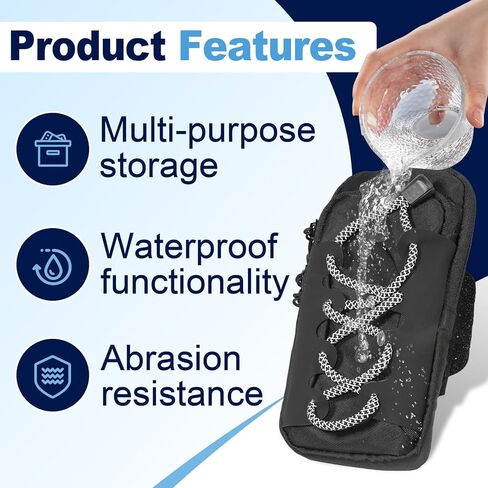 2Pcs Electric Dirtbike Battery Frame Bag Compatible with Surron, Talaria, E Ride Pro and Tuttio Soleil 01, Electric dirt Bike Battery Pouch Fits for ID, Phone and Key, Waterproof Battery Frame Bag in Saudi Arabia