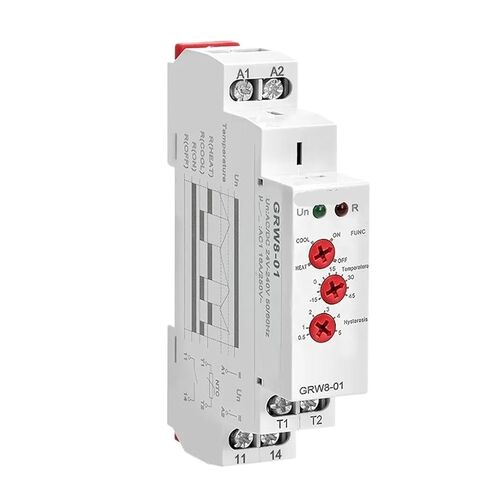 1pcs GRW8-01/02 Din Rail Temperature Control Relay 16A AC/DC24-240V with Waterproof NTC Sensor Heating & Cooling in Saudi Arabia