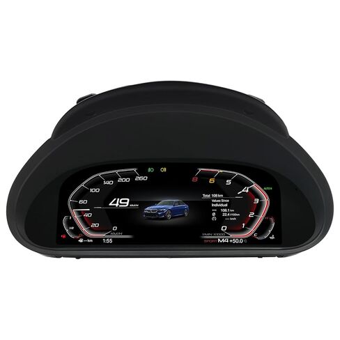 10.25 inch Digital Cluster for BMW E46 1999-2004, LCD Digital Car Cluster Odometer Speedometer Instrument, Electronic Gauge Dashboard Screen, Car Dashboard Replacement Digital Gauge Cluster in Saudi Arabia