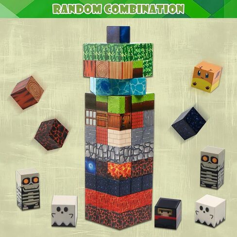 Magnetic Building Block Toy - 144PSC Stacking Construction Set to Cultivate STEM Skills for Boys and Girls Gifts,Kids 6 7 8 9 Birthday Present in Saudi Arabia