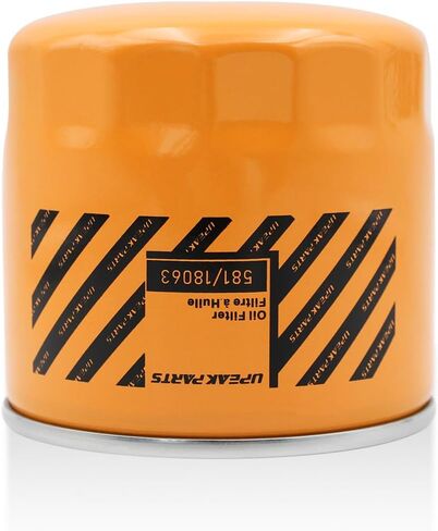 581/18063 Hydraulic Spin-On Filter High Efficiency Oil Filtration, Compatible with 214E 215E 4CX 940 Models, Replaces 581M8565 581M8563 1535358 15861402 HF35139 M131053 in Kuwait