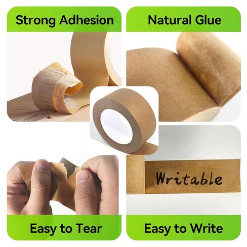 10-Pack Brown Packing Tape 2" x 50 Yards – Heavy Duty Brown Tape Packing for Moving, Shipping & Storage | Strong Adhesive, No Splitting, Easy Tear | Must-Have for Secure Box Sealing in Saudi Arabia
