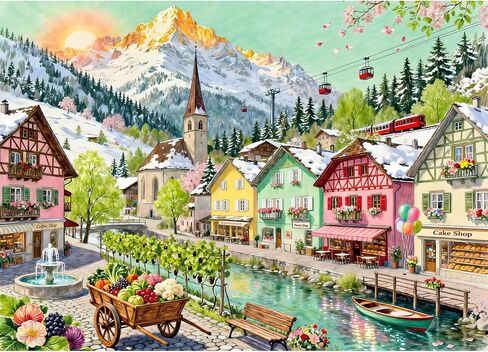 Garden Room Puzzles for Adults 500 Piece, Jigsaw Puzzles for Adults, Adult Challenging Game Toys, Impossible Puzzle, Family Decoration, Educational Puzzle in Saudi Arabia