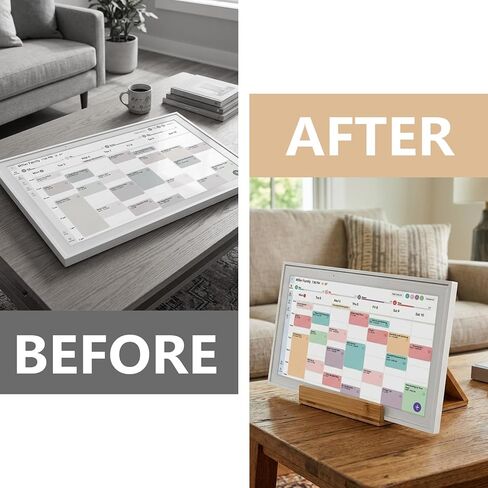 Digital Calendar Stand Compatible with Skylight Calendar, Compatible with Skylight Calendar Stand, Holder for Skylight Calendar Max 27 Inch, Easy Installation in Saudi Arabia